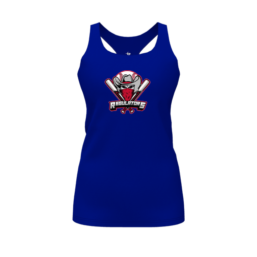 [FT0TRBRY-FYS-LOGO1] Decker Racerback Tank Top (Female Youth S, Royal)