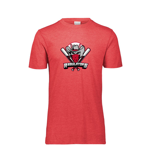 [FTSCUBRD-AS-LOGO1] Decker Men's Tri-Blend T-Shirt - Short Sleeve (Adult S, Red)