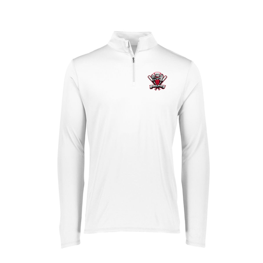 [FTLQFLWH-FAXS-LOGO1] Decker Women's Flex-Lite 1/4 Zip Shirt (Female Adult XS, White)
