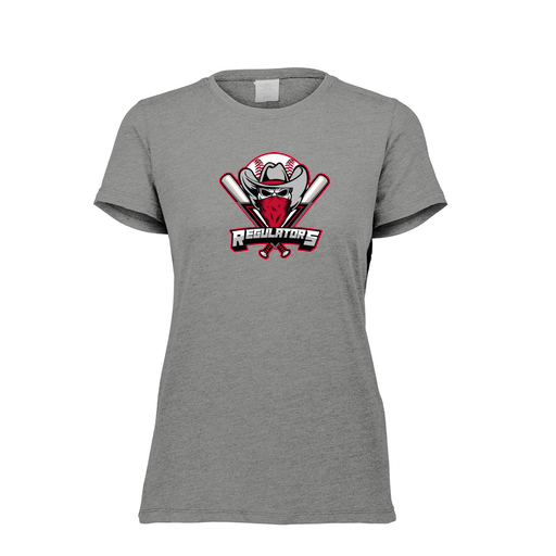 [FTSCUBGY-FAXS-LOGO1] Decker Women's Tri-Blend T-Shirt - Short Sleeve (Female Adult XS, Gray)