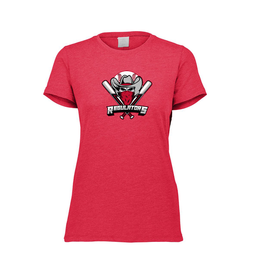 [FTSCUBRD-FAXS-LOGO1] Decker Women's Tri-Blend T-Shirt - Short Sleeve (Female Adult XS, Red)