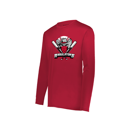[222822.083.XS-LOGO1] Men's LS Smooth Sport Shirt (Adult XS, Red)